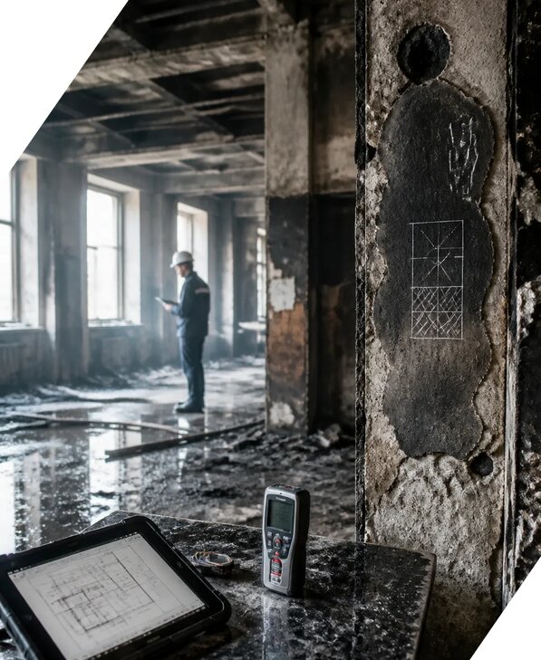Обследование зданий после пожара в Можге от 15192 р. | ЭкспертизаРоссия