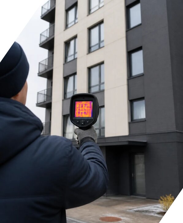 Тепловизионное обследование зданий в Можге от 5064 р. | ЭкспертизаРоссия